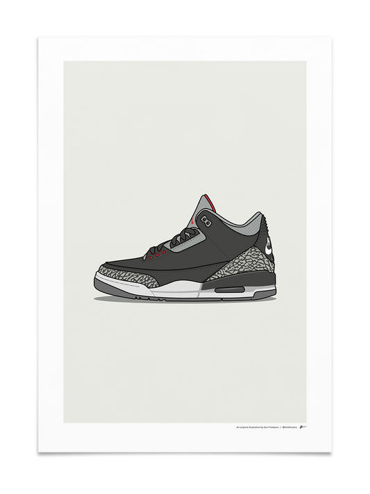 Jordan 3 Black Cement