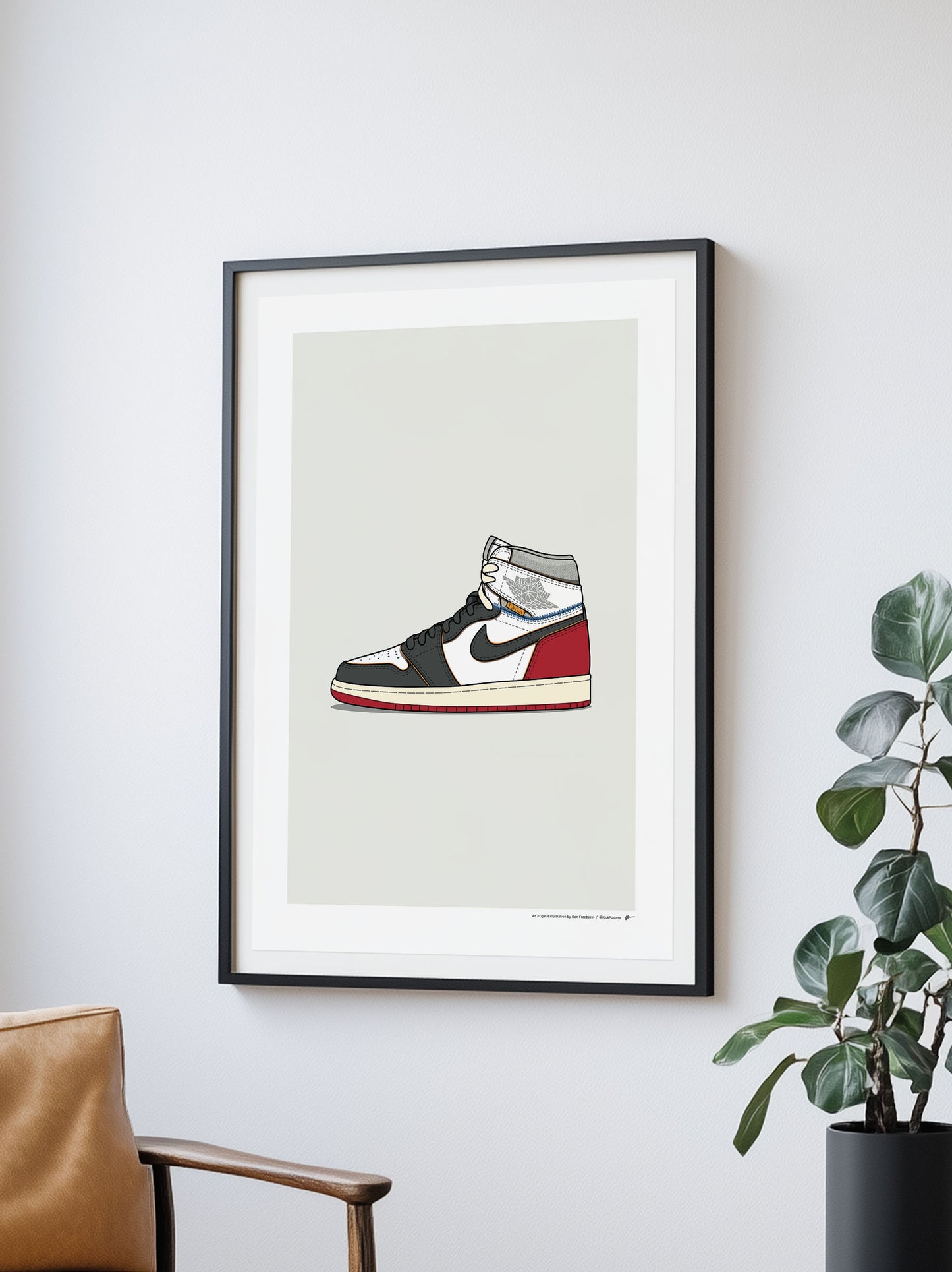 Union Jordan 1 - Black Toe