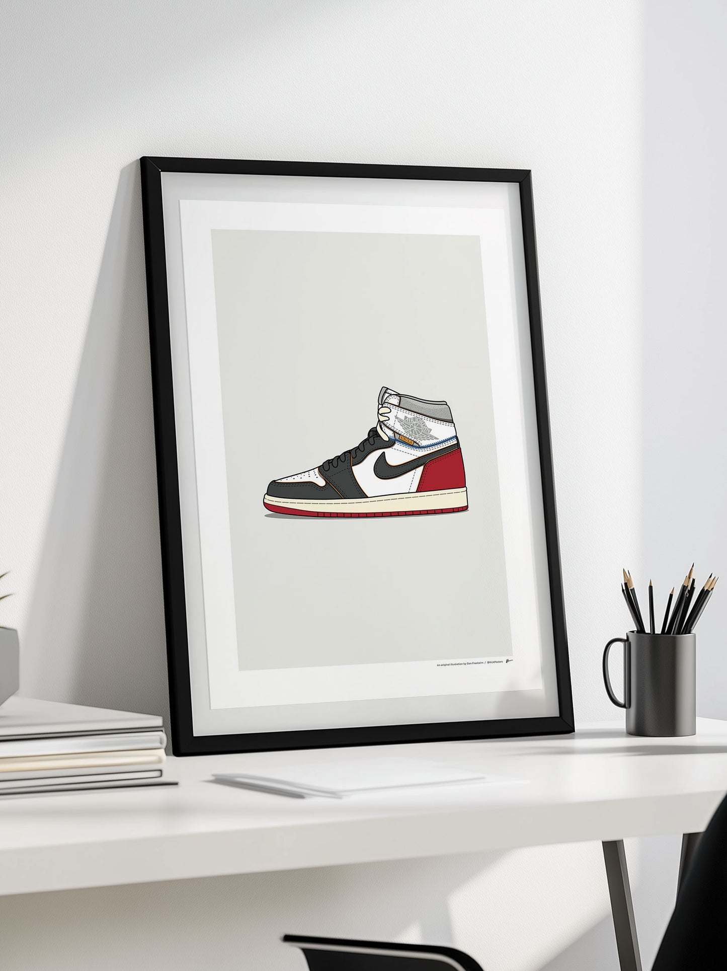 Union Jordan 1 - Black Toe