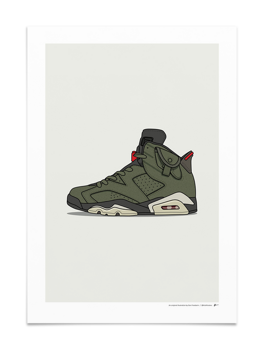 Travis Scott Air Jordan 6 Green