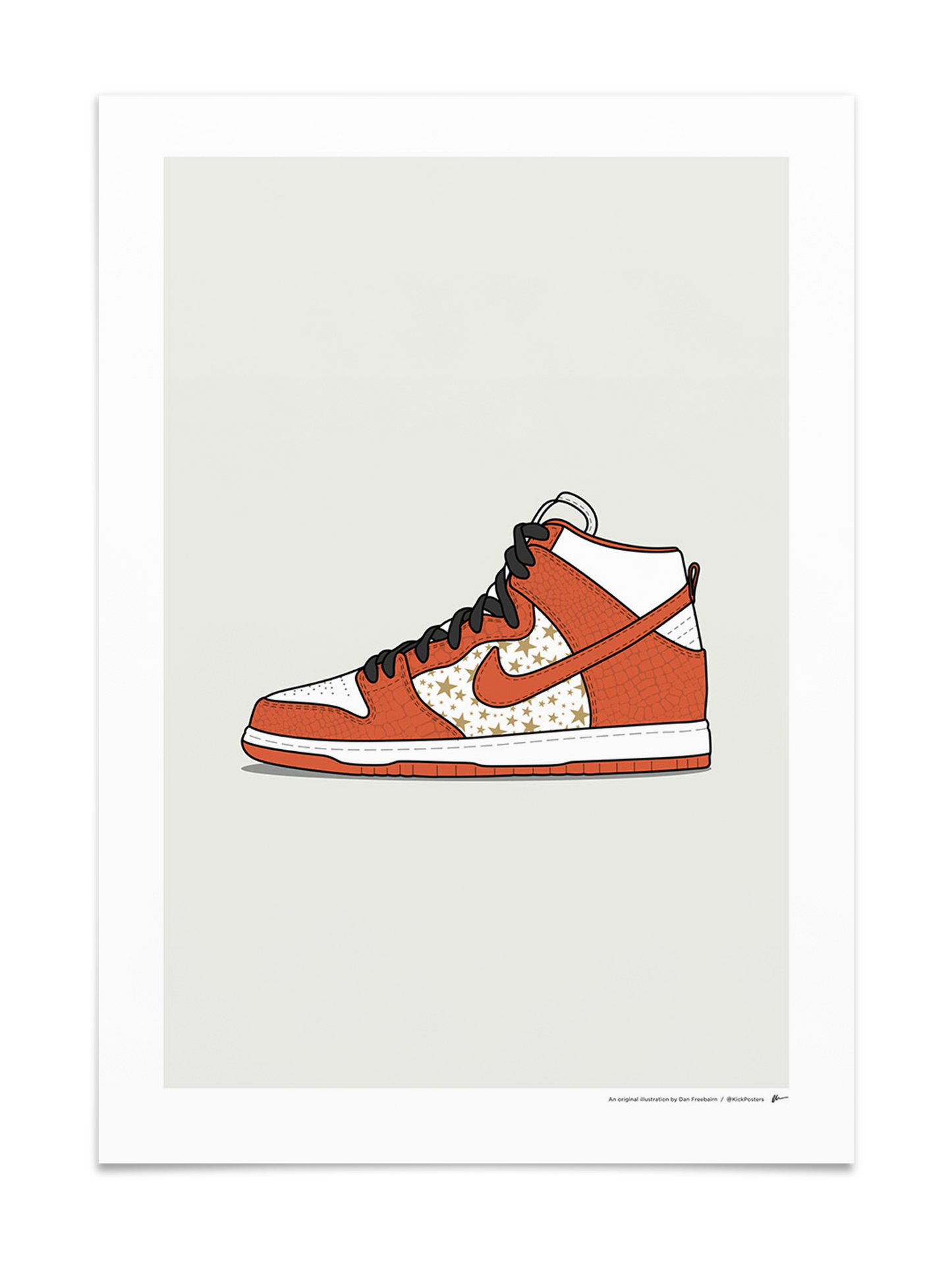 Supreme Dunk Hi Orange