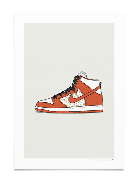 Supreme Dunk Hi Orange