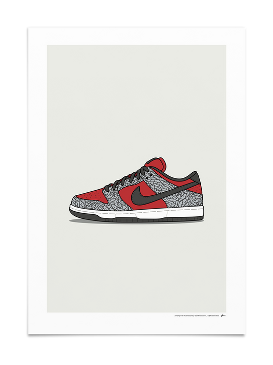 Supreme Dunk Low Red