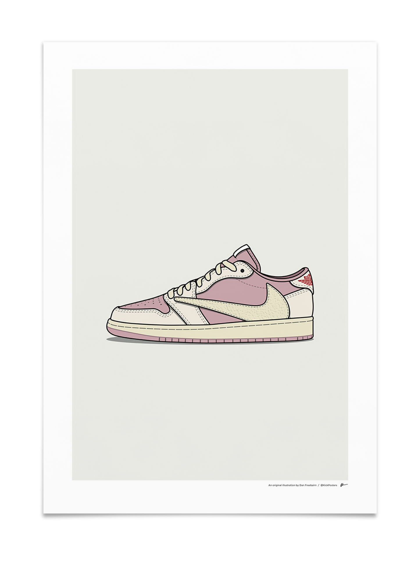 Travis Jordan 1 Low Shy Pink